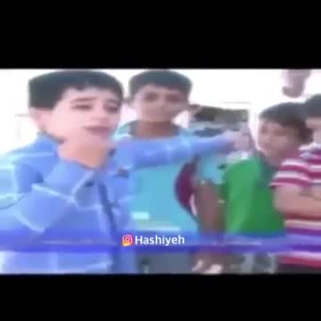Children appealing mayor to make a playground - Iran