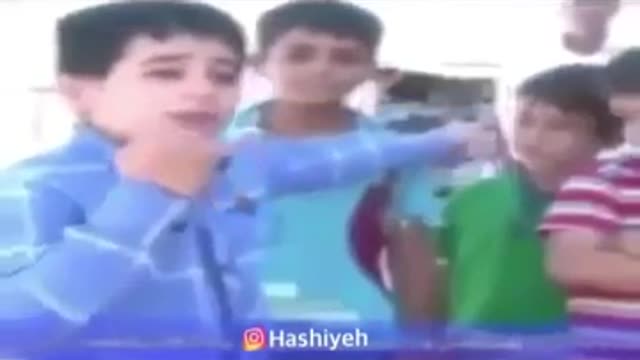 Children appealing mayor to make a playground - Iran