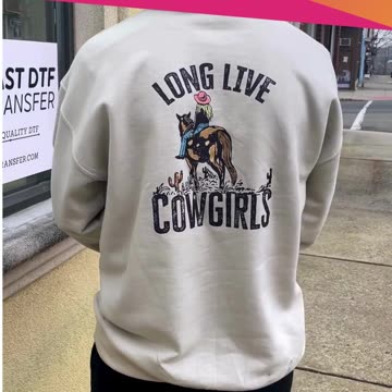 DIY Custom Sweatshirt with Fast DTF Transfer - Create Your Style