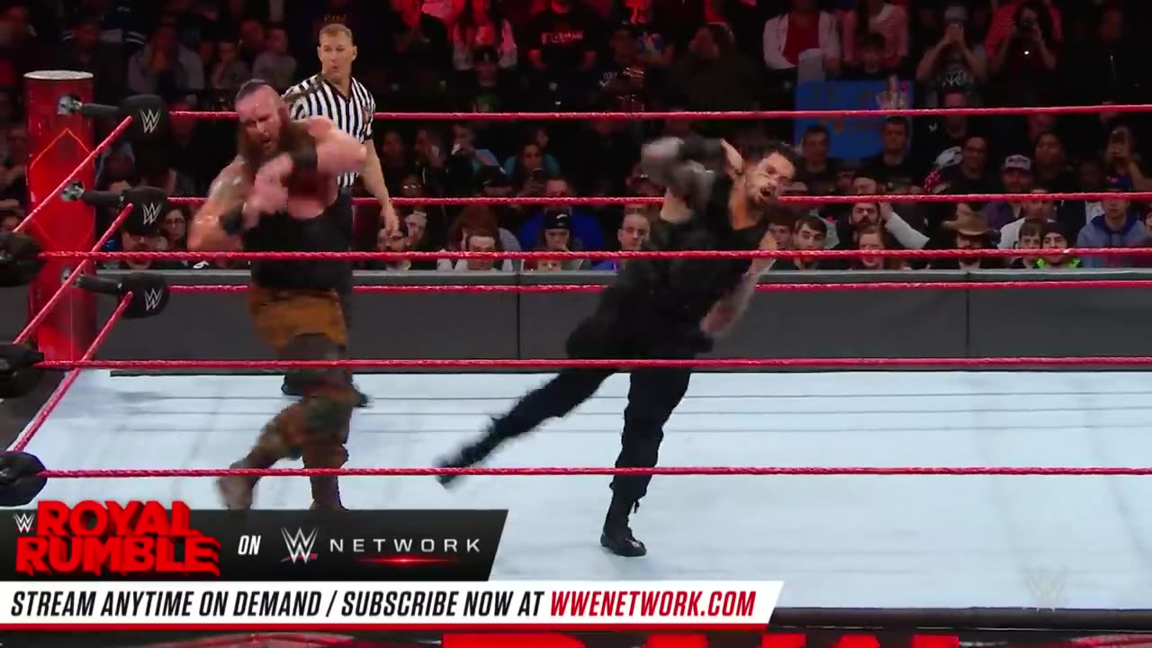 FULL MATCH - Roman Reigns vs. Braun Strowman-