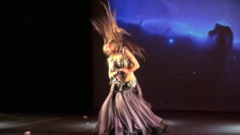 Arabic girl dancing