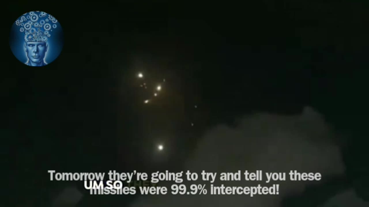 Tomorrow they’re going to try and tell you these missiles were 99.9% intercepted