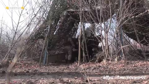 ‼️🇷🇺💥Footage of the combat work of the artillery crew of the "Gyacinth-B" howitzer