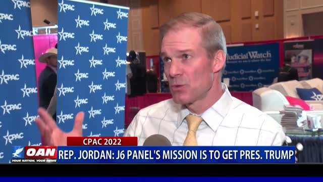 Rep. Jordan: J6 panel's mission is to get President Trump