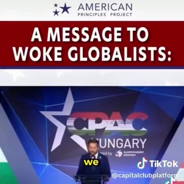 A Message to WOKE Globalist
