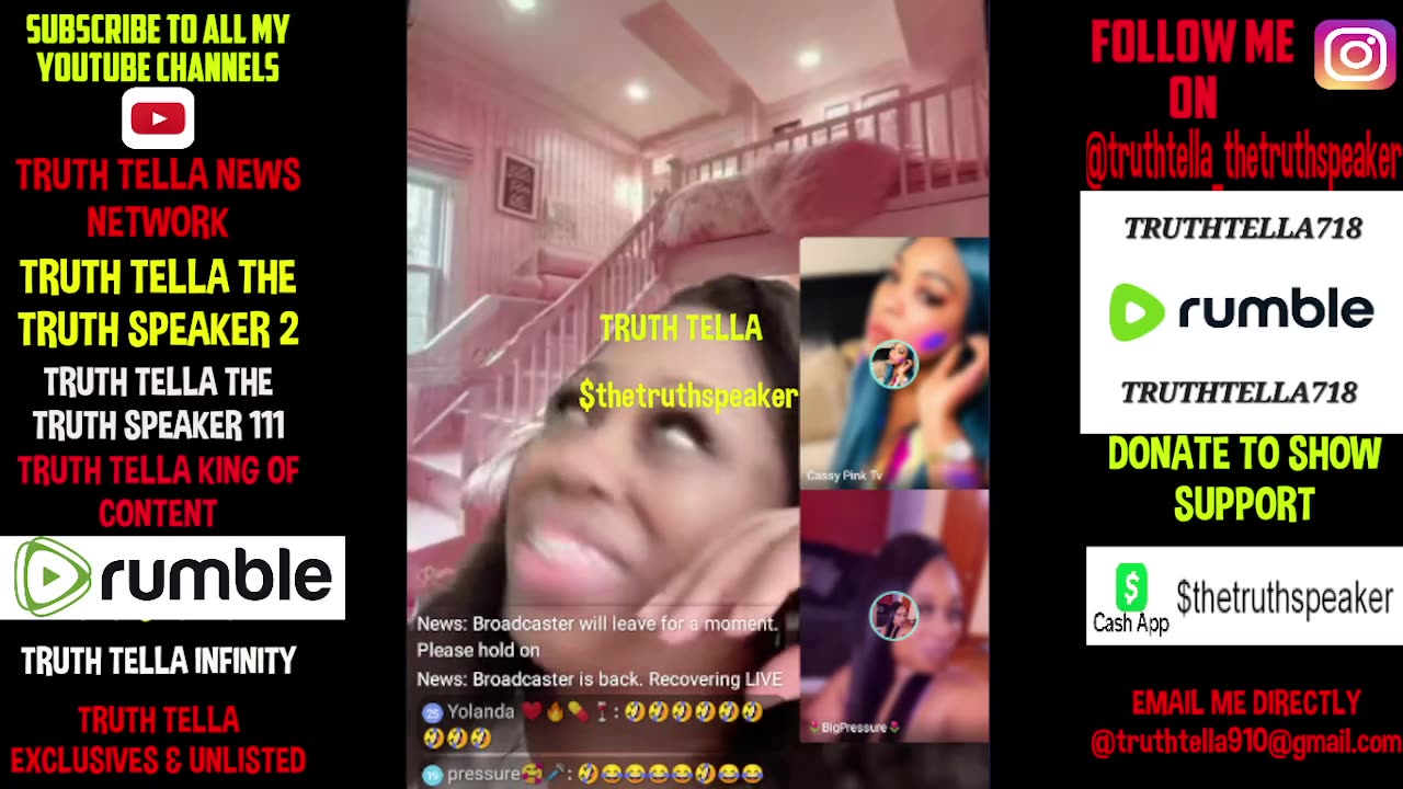 PUMKEN LIVE AFTER TALKING TO D.A. TRYING TO JUSTIFY HER ACTIONS