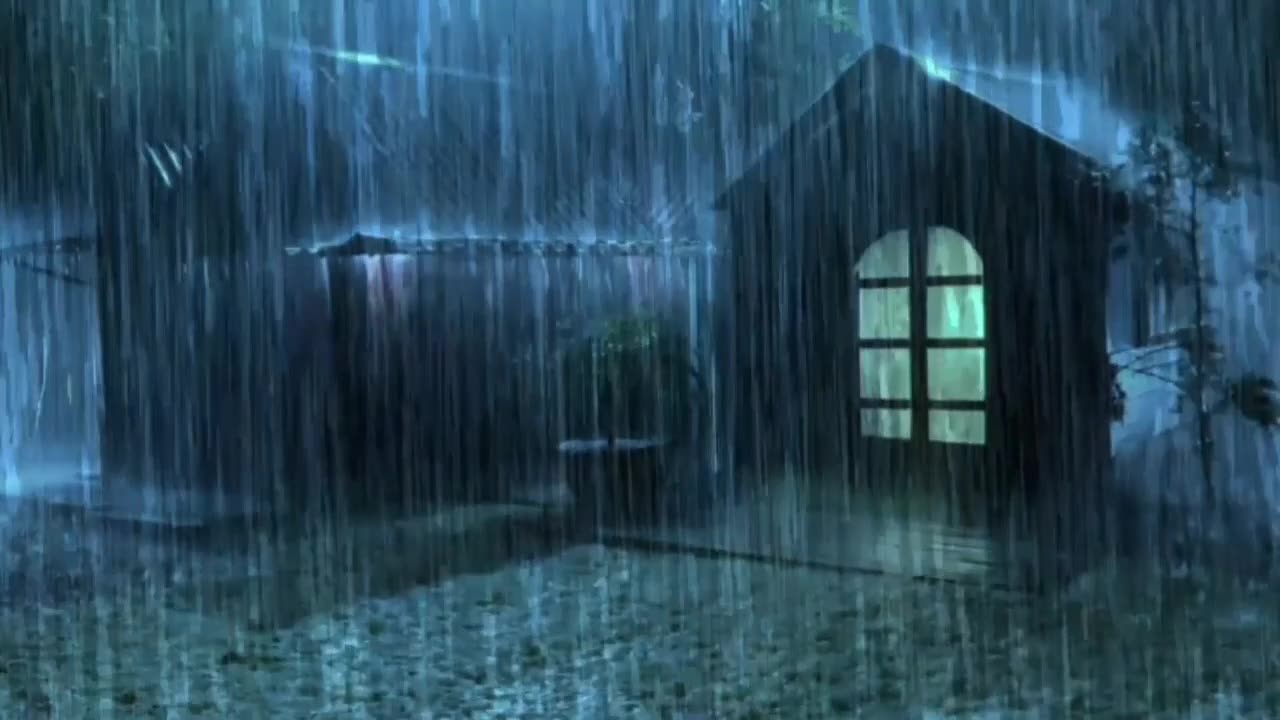 Rain and Thunderstorm for Sleep and Relaxation Relaxing Sounds for a Perfect Night 🌧️⛈️☔🌧️⛈️