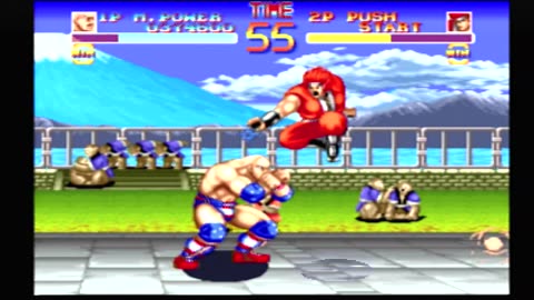 World Heroes Arcade Mode with Muscle Power - PS2