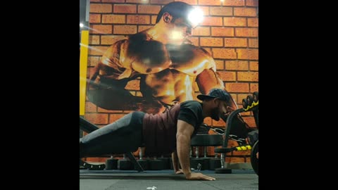 Wide grip pushup