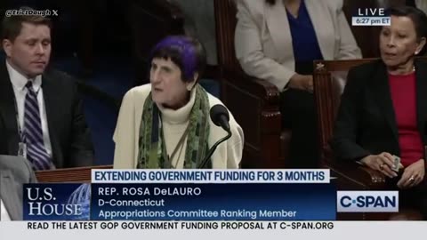 Crazed Purple-Haired Rep. Rosa DeLauro Blames Elon Musk for Looming Shutdown