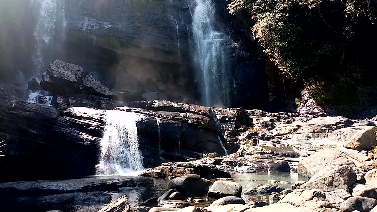 Galboda waterfalls in srianka