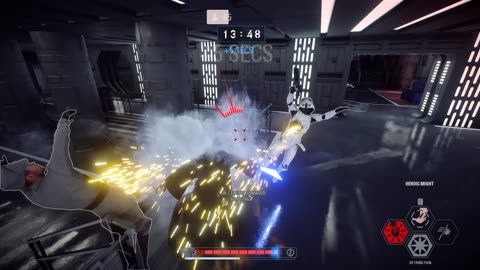 SWBF2 2017: Arcade Onslaught Luke Skywalker Death Star II Gameplay