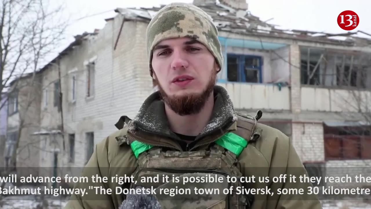 Ukraine army battalion prepares for threat of Russia capturing Bakhmut