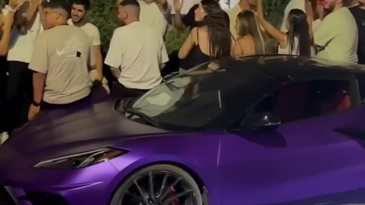 So much people leaning on my car prank. #corvette #funny #c8 #car #foryou #ferrari #mycar #shorts