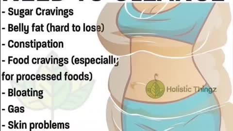 Signs you need a Cleanse