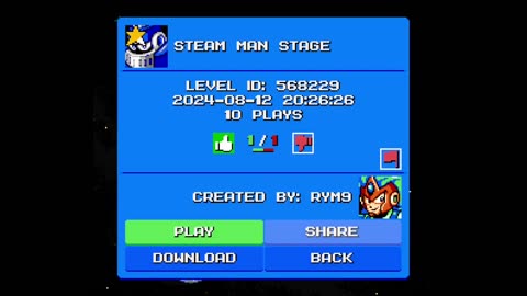 Mega Man Maker Level Highlight: "Steam Man Stage" by RYM9