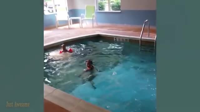 Funny Babies Playing With Water Pool Fails 😂 Super Funny