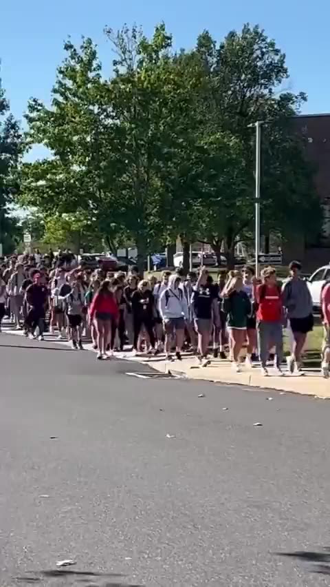 Pennsylvania high school Students Stages walk out in protest of letting boys use the girls bathroom