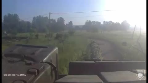 Footage of a Free Russia Tank Brigade in the Russian City of New Tavolzhanka