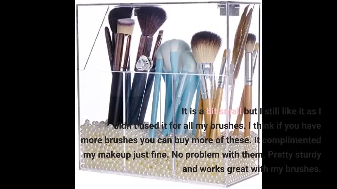 Yesesion Plastic Makeup Brush Holder for Desk -Overview