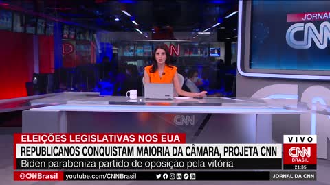 Republicanos conquistam maioria da Câmara nos EUA, projeta CNN | JORNAL DA CNN