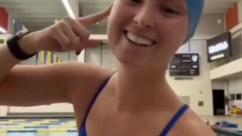 Swimming cap trick