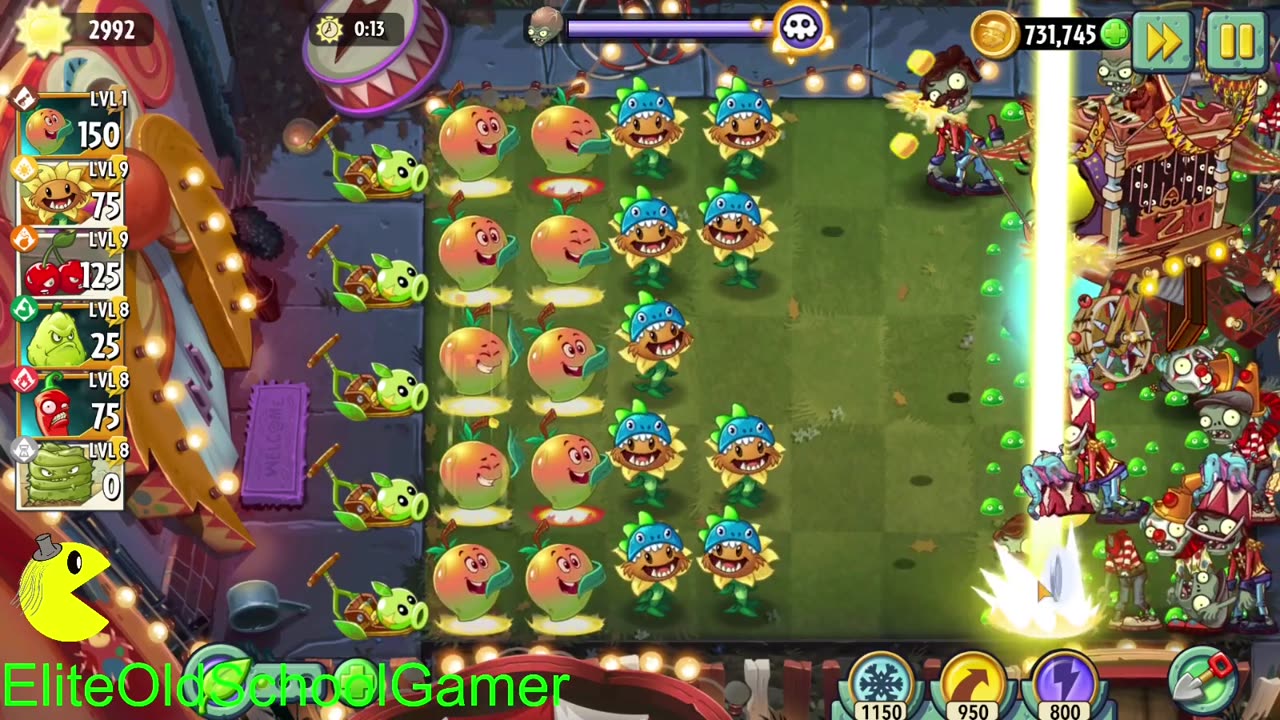 Plants vs Zombies 2 - Zomboss - Seedium Showcase - Mangofier - October 2024