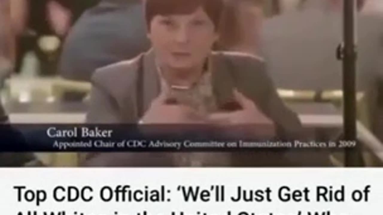 TOP CDC OFFICIAL INTENT-WATCH OUT THEY COMING FOR YOU