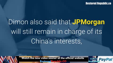 Trump Takes on JP Morgan Chase CEO Dimon 'No Patriot' in China Deals