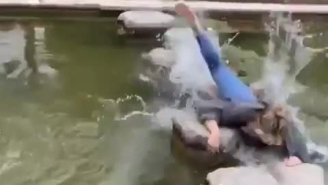 Rock Jump Fail