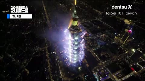 2021 New Year celebrations from across the globe