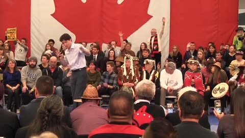 Justin Trudeau Ejecting Multiple People At Town Hall Meeting