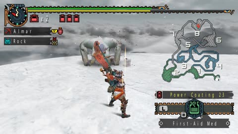 Monster Hunter Freedom Unite - The Ruler of the Snow Quest Walkthrough