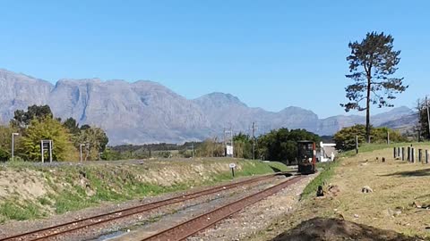 Wine tram South Africa