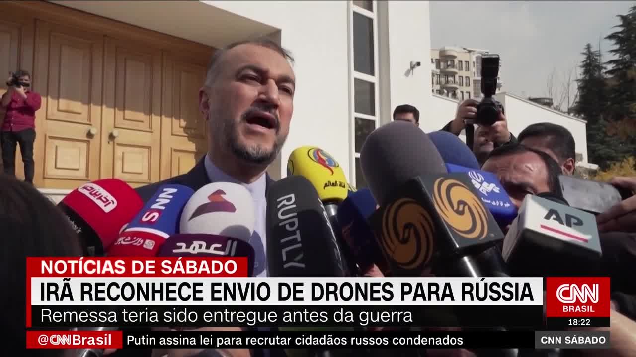 Drones ucraniano e russo duelam nos ares | Primeiro Impacto (14/10/22)