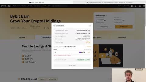 KASTA Staking Tutorial On Bybit