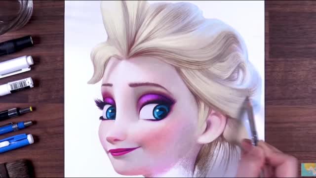 Princess Aisha's beautiful hair