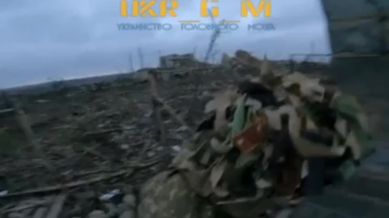 Ukrainian soldier's moving injured comrade