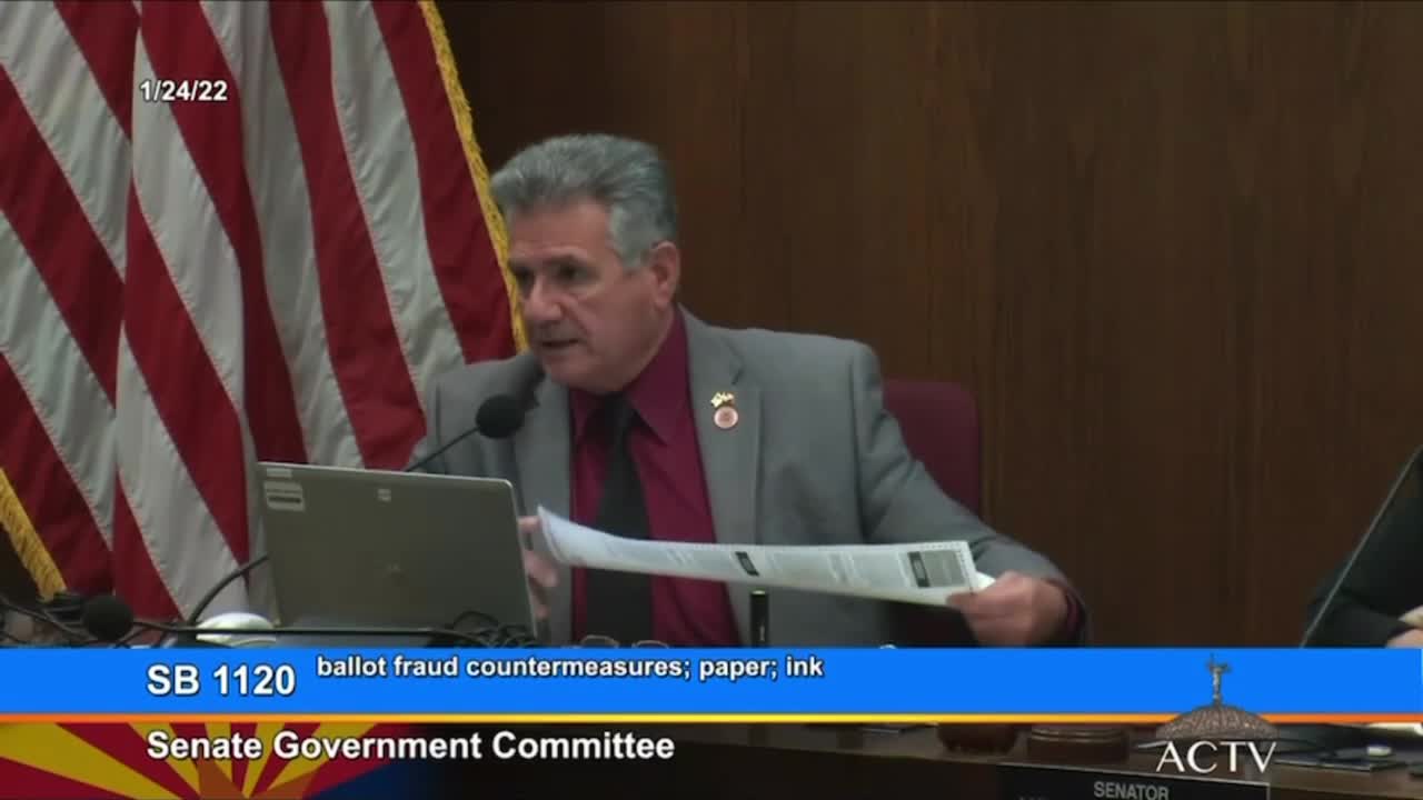 AZ Senate Gov. Committee Passes Ballot Fraud Countermeasures And Ballot Public Records