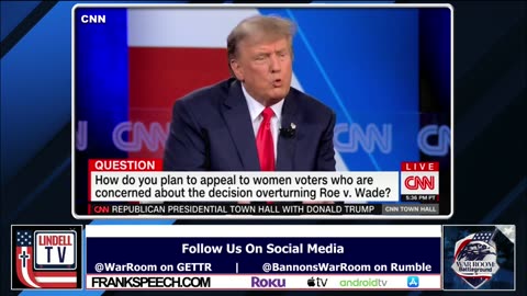 Bannon: President Trump's Powerful CNN TownHall, President Trump Answers Questions