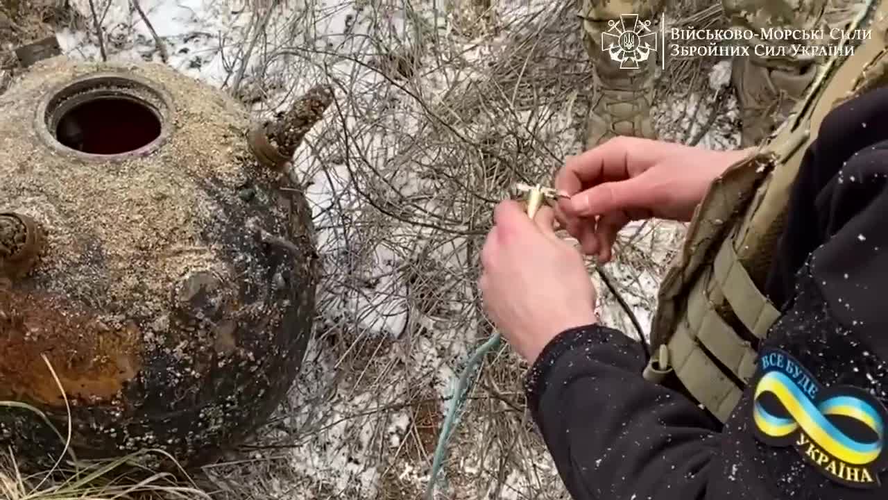 Another mine washed ashore in the Odessa region