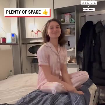 Who needs an alarm clock when you have a microwave by your head