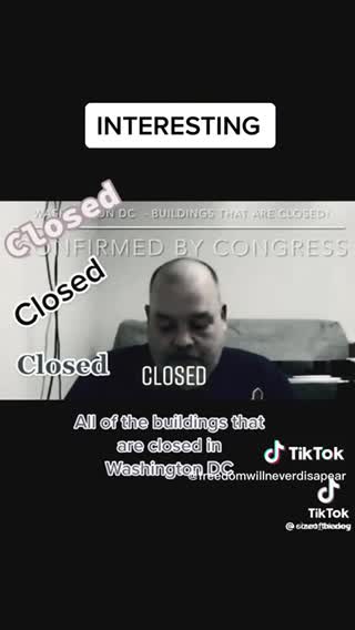 THE DOMINOES 🎲CONTINUE TO FALL🎲 💥MANY 💥BUILDINGS 🏛️💥CLOSED IN DC 💥