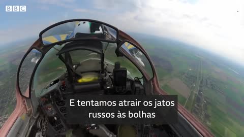 Guerra na Ucrânia: o piloto que 'caça' mísseis russos