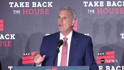 McCarthy says Republicans will 'take the House