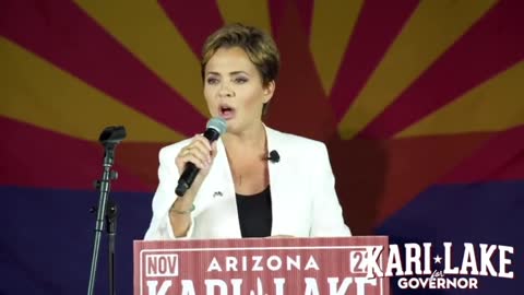 Kari Lake Addresses Thousands of Arizonans at Her MASSIVE Back The Blue Rally