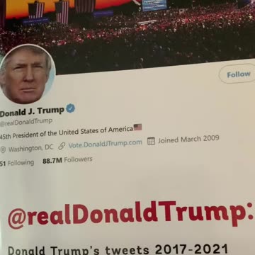 Trumps book of tweets