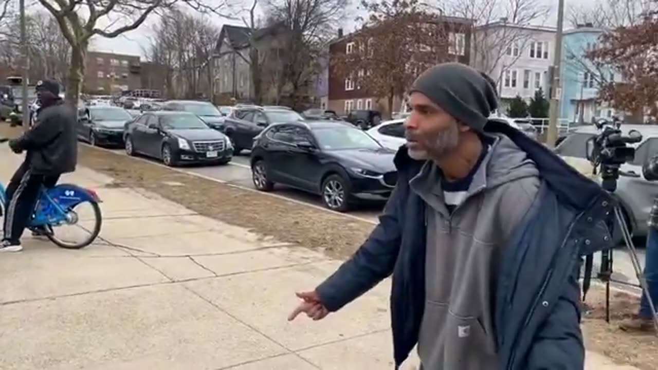 NEW: Boston man unleashes after his recreation center was turned into a migrant camp