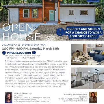 Open House March 18th