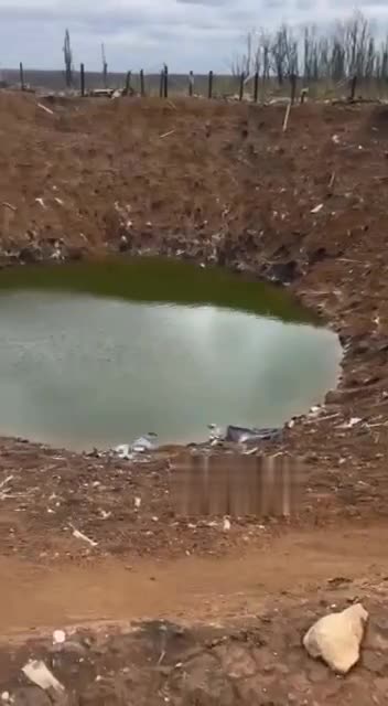 Aftermath of a Russian glide bomb attack